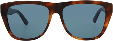 Gucci Blue Rectangular Men's Sunglasses GG0926S 002 57